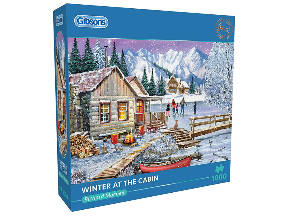 Winter at the Cabin - Gibsons 1000pc