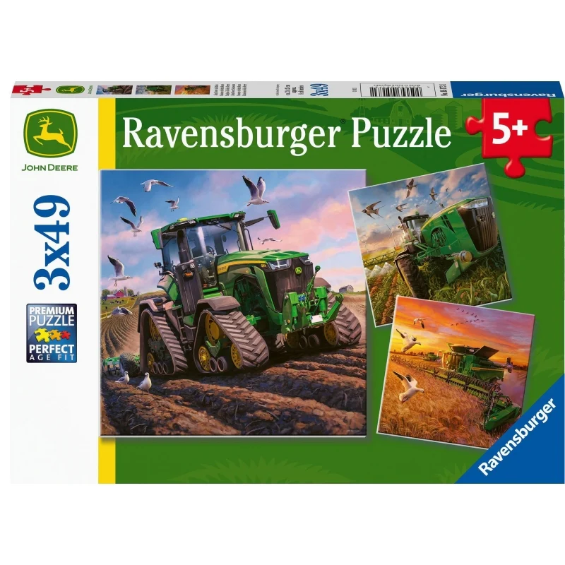 Seasons of John Deere Puzzle 3x49p - RAVENSBURGER